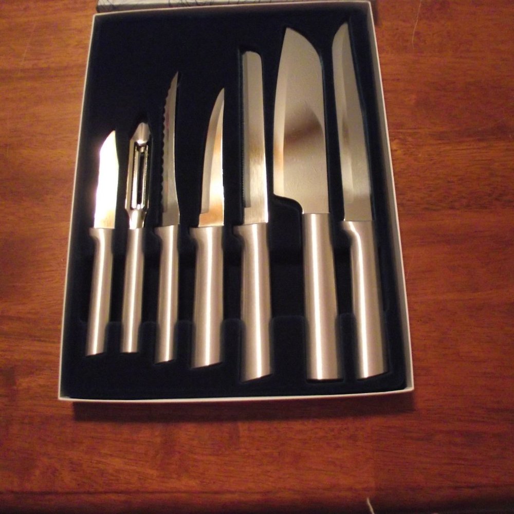 Rada Cutlery 7 Piece Starter Set with Aluminum Handles Made in the USA